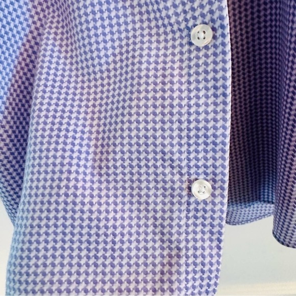 Collection by Michael Strahan Long Sleeve Lavender & White Shirt - 16 34/35 XLG - Picture 4 of 7